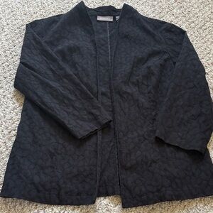 Chico's Black Textured Jacket